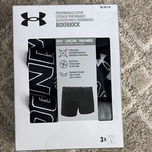 Under Armour Black Boxerjock for Boys